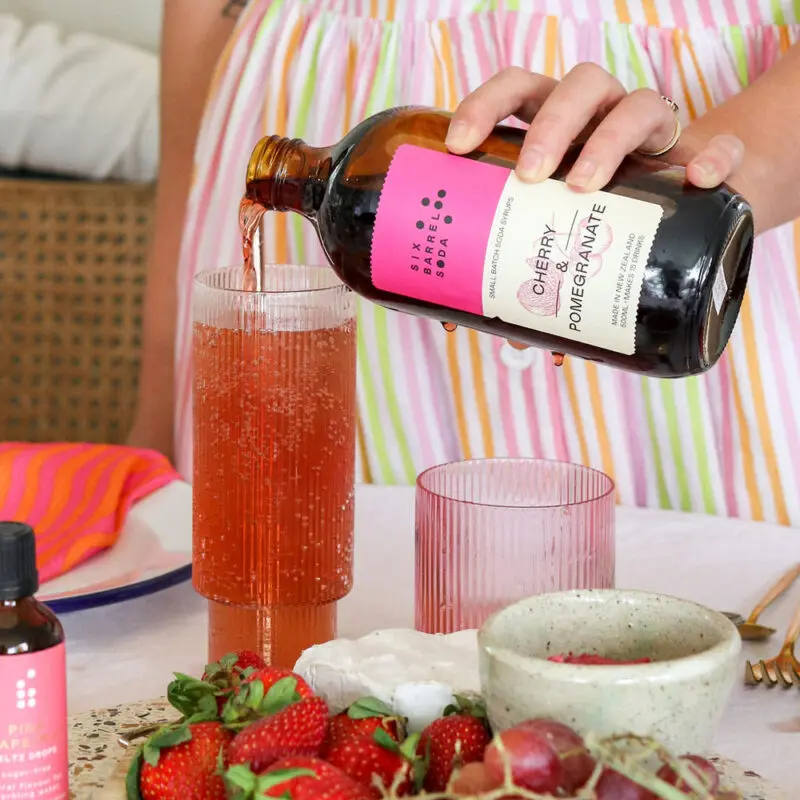 Six Barrel Soda Syrups Cherry & Pomegranate 500ml