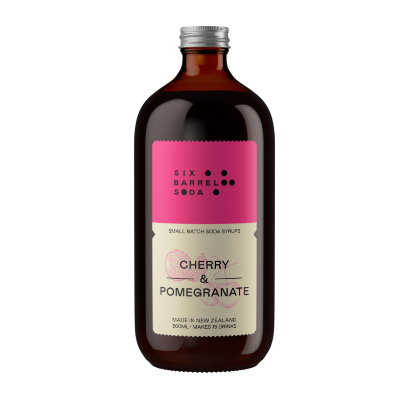 Six Barrel Soda Syrups Cherry & Pomegranate 500ml
