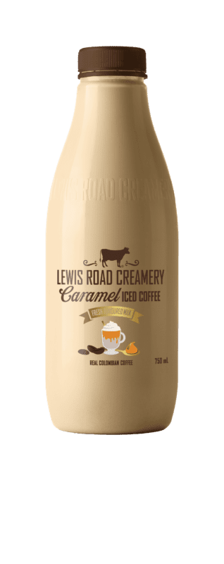 Lewis Road Creamery Fresh Caramel Iced Coffee Milk 750ml