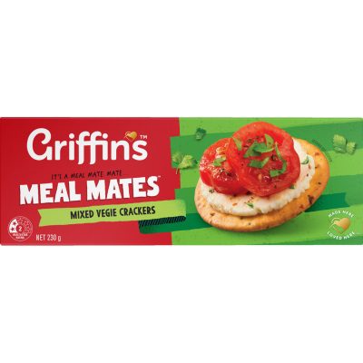 Griffin's Meal Mate Mixed Vegies Crackers 230g