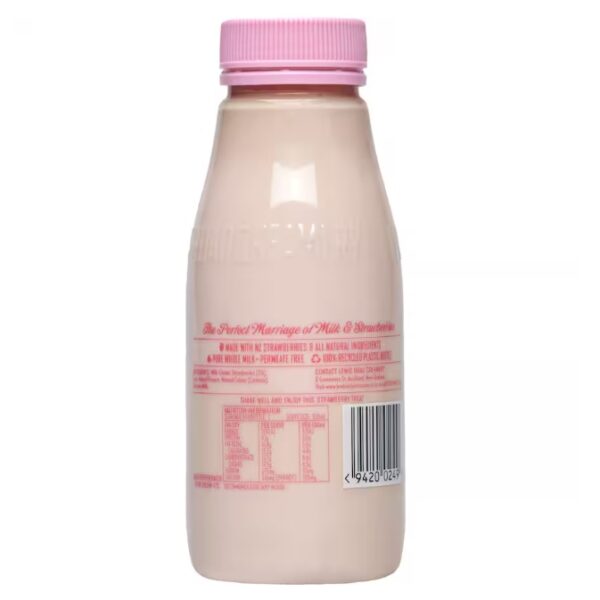 Lewis Road Creamery Fresh Strawberries & Cream Milk 300ml Back