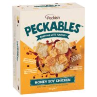 Peckish Peckables Rice Crackers Honey Soy Chicken 100g